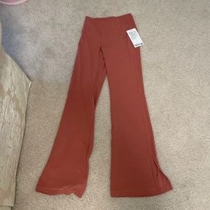lululemon groove split hem flare leggings